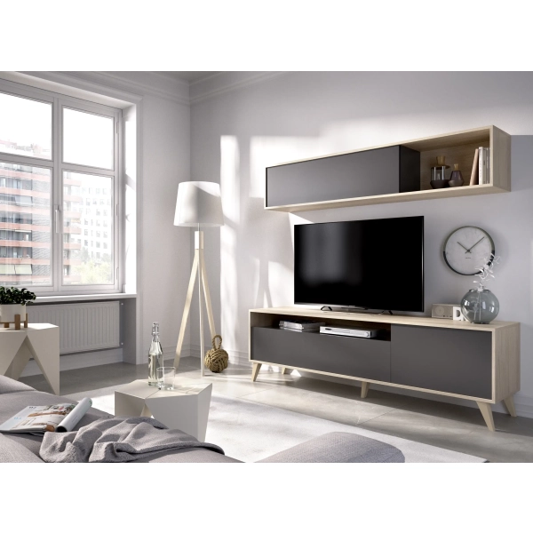 Grafito / Madera Natural