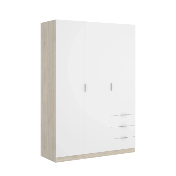 Blanco / Madera Natural